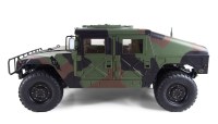 22420 U.S. Militaire Hummer Truck 4x4 1 op 10 RTR camouflage legergroen - www.twr-trading.nl 02